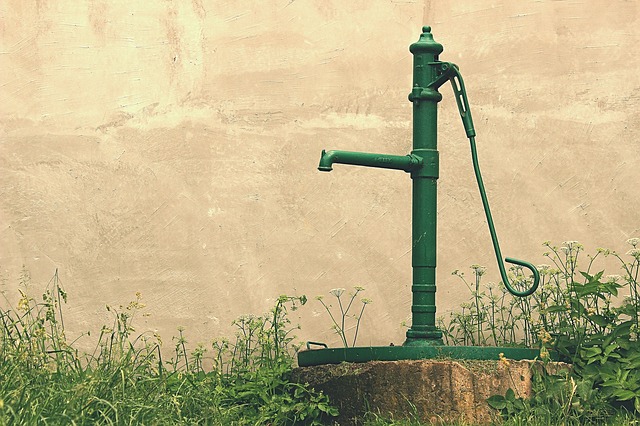 A Functional Well That Also Serves as Garden Decor